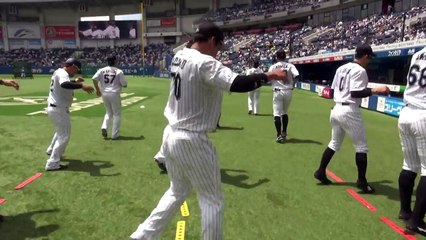 猪本健太郎選手、5/6ちょっとリズムに乗れていない試合前リズムトレーニング編【広報カメラ】