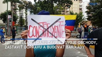 Venezuela zažíva generálny štrajk, štátne firmy vyzvali na jeho bojkot