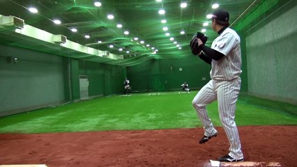 松永昂大のブルペンにカメラが潜入【広報カメラ】
