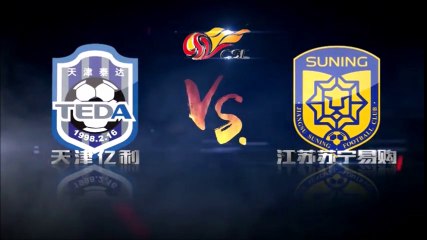 Roger Beyker Martínez Goal - Tianjin Teda v Jiangsu Suning.