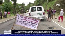 NEWS BREAK: Kalihukan sa NPA gisaway sa magsoon Mayor Sara Duterte ug Vice Mayor Paolo Duterte