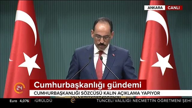 Cumhurbaşkanlığı Sözcüsü Kalın'dan Kabine revizyonu yorumu!