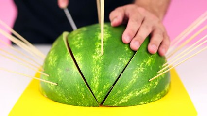 9 ORIGINAL WAYS TO CUT A WATERMELON