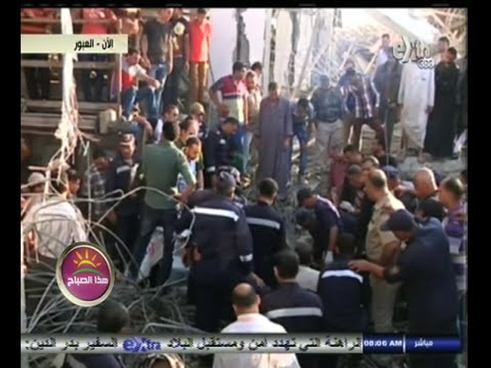 #هذا_الصباح | انتشال 5 جثث إثر انهيار مصنع للنس...