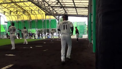 佐々木千隼 キャンプ初日にカメラが密着【広報カメラ】