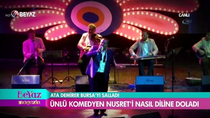 Ünlü komedyen, Nusret'i nasıl diline doladı