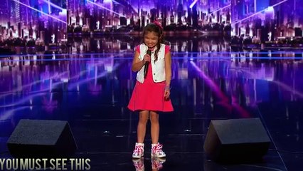 America got talent - 9-year-old on fire and earns golden buzzer!!!
