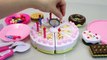 Cumpleaños pastel tortas Corte princesa juguete juguetes velcro Disney