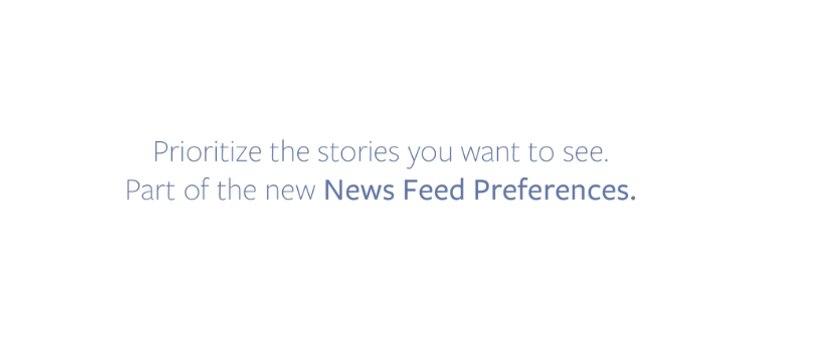 Facebook lanza nuevas opciones para personalizar las noticias