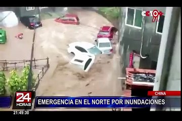 China: inundaciones en el norte causa alarma entre sus habitantes