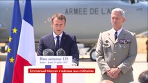 Emmanuel Macron aux militaires :  