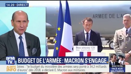 "Je sais ce que la Nation vous doit", lance Emmanuel Macron aux militaires