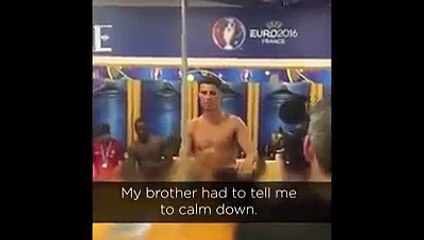 Cristiano Ronaldo Motivate Players after Final EURO 2016~Portugal vs France 1:0 UEFA EURO