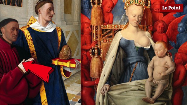 Cachez ce sein que je ne saurais voir #1 : La Vierge et l'Enfant entourés d'anges