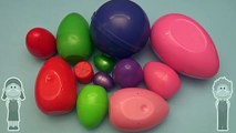 Plus gros défi Oeuf des œufs pour est est est enfants Apprendre tailles jouets qui avec Surprise surprise