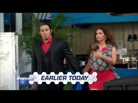 Jeff Hardy and Matt Hardy Arrive for I Quit Match