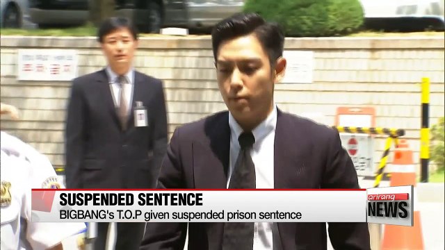 K-Pop star T.O.P gets suspended sentence for marijuana use