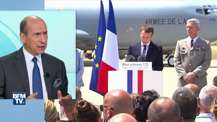 Devant les militaires, Emmanuel Macron a notamment évoqué leur "vie de famille"