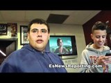 robert garcia boxing academy fun times - baby king juan tapia is mad at seckbach