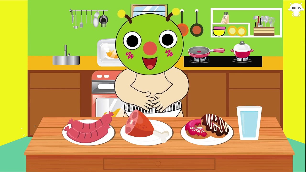 むしむしくん トイレトレーニング アニメ ❤ ホットドッグ - ドーナツ ❤ こどもが笑う！- 赤ちゃん泣き止む  [Kid TV]