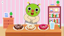 [Japan Kid]  むしむしくん アニメ ❤ 食べる ドーナツ ❤ トイレトレーニング ❤ 赤ちゃん笑う、喜ぶ、泣きやむ ❤ 子供向けアニメ ❤ Eating video for kids