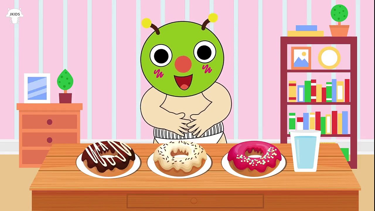むしむしくん アニメ ❤ 食べる ドーナツ ❤ トイレトレーニング ❤ 赤ちゃん笑う、喜ぶ、泣きやむ ❤ 子供向けアニメ  [Kid TV]