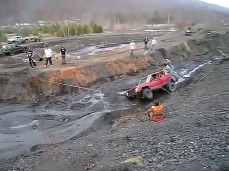 How NOT to pull a truck out