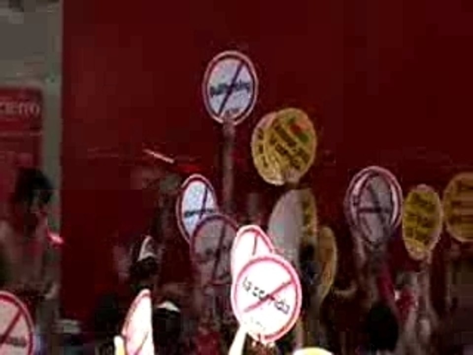 Marche nue anti-corrida 2006 à pampelune