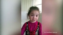 Adorable girl refuses to eat meat because she likes animals