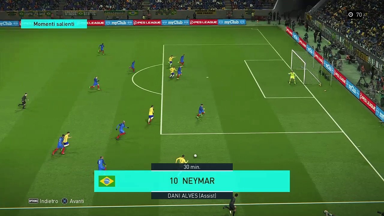 Primo gol con pes18