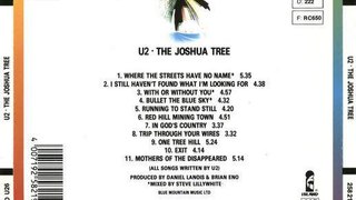 U2: 'The Joshua Tree'; Full CD Album Uploaded in 720p HD