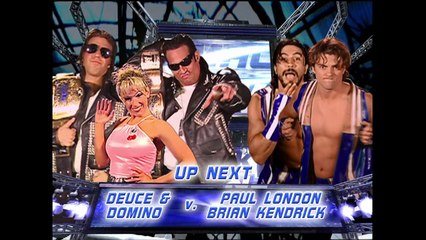 Deuce 'n Domino (w/ Cherry) vs. Paul London and Brian Kendrick