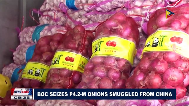 BOC seizes P4.2-M onions smuggled from China