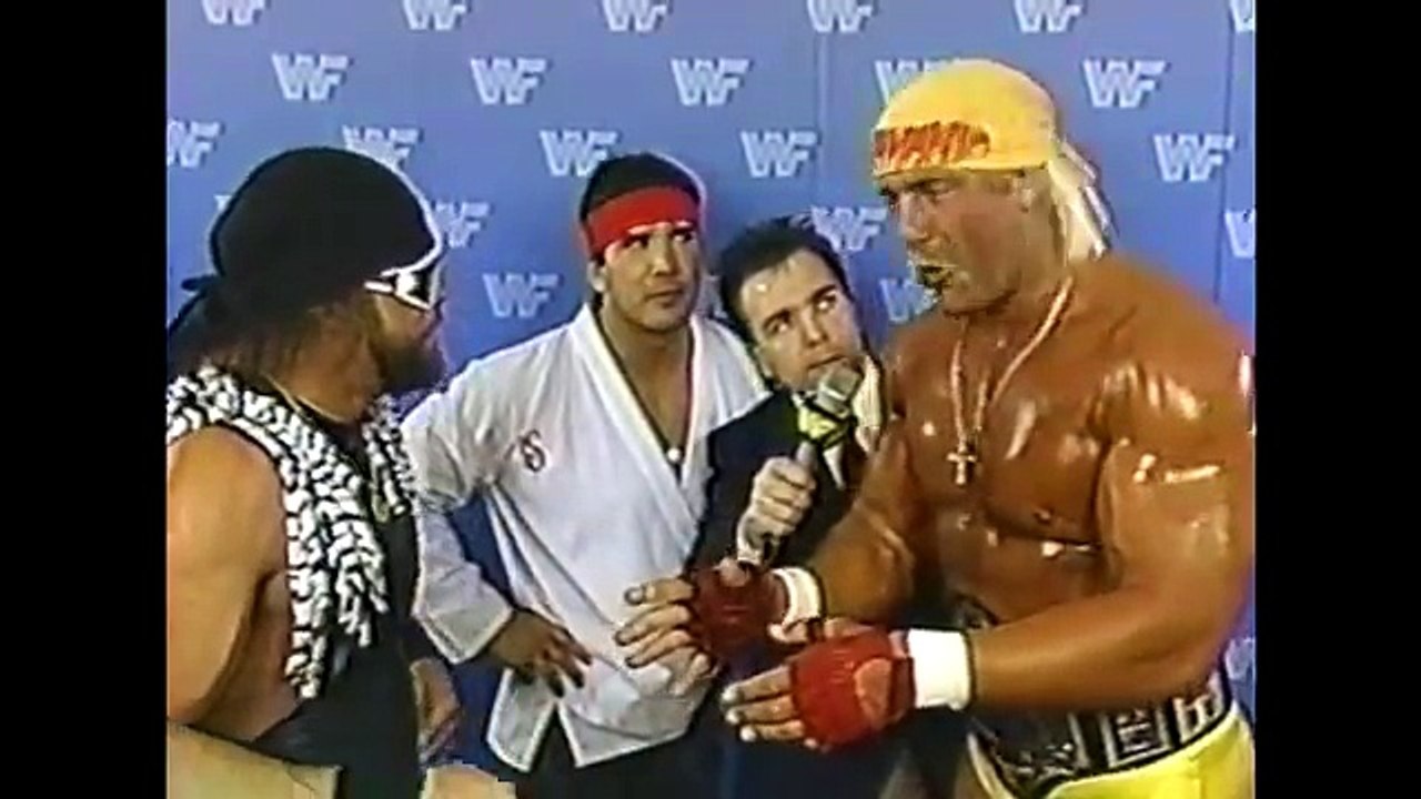 Hulk Hogan, Randy «Macho Man» Savage & Ricky «The Dragon» Steamboat