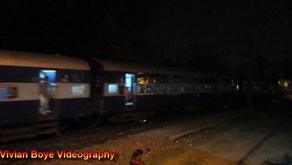 NGC WDM-2 17419 passing Dilkusha Cabin with Dwarka Express