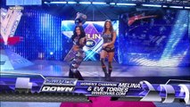 Layla and Michelle McCool (w/ Alicia Fox) vs. Melina and Eve Torres