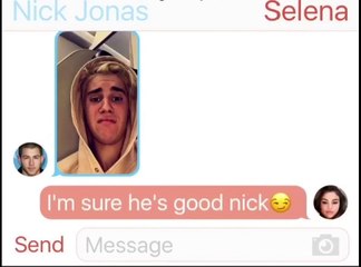 Nick Jonas Texting Selena Gomez  Visual Texting Story