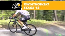 Kwiatkowski s'arrête / stops - Étape 18 / Stage 18 - Tour de France 2017