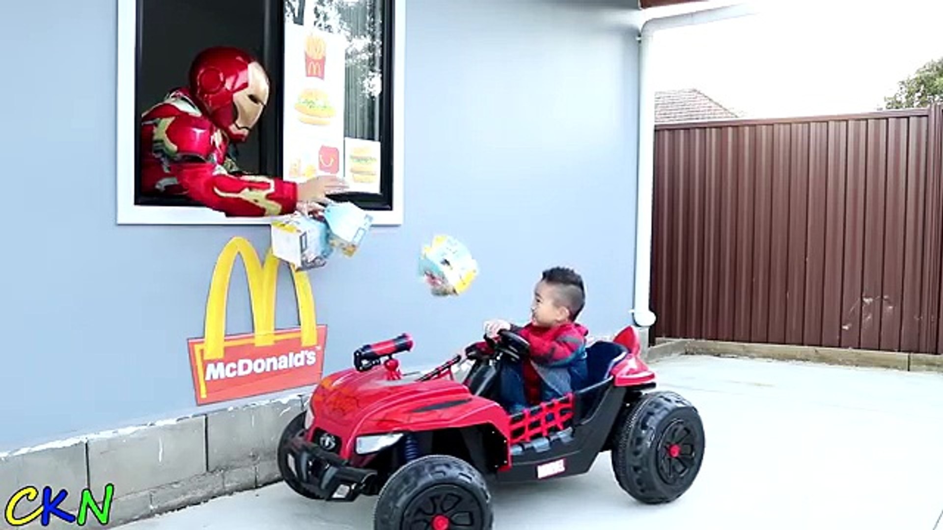 ryan toysreview mcdonald's drive thru