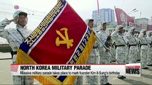 North Korea holds military parade to mark founder Kim Il Sungs birthday