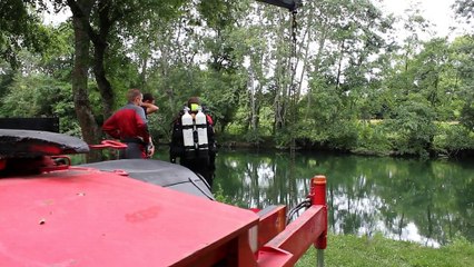Une voiture retrouvée dans la Charente à Luxé