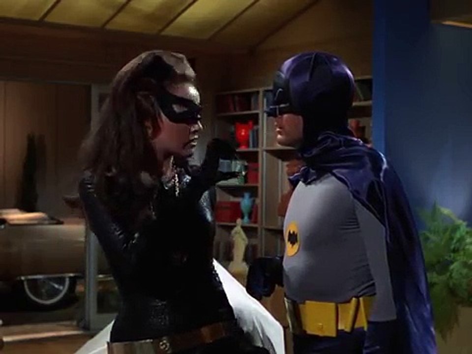 Catwoman [Julie Newmar] trying to seduce Batman [Adam West] Batman 66 | HD