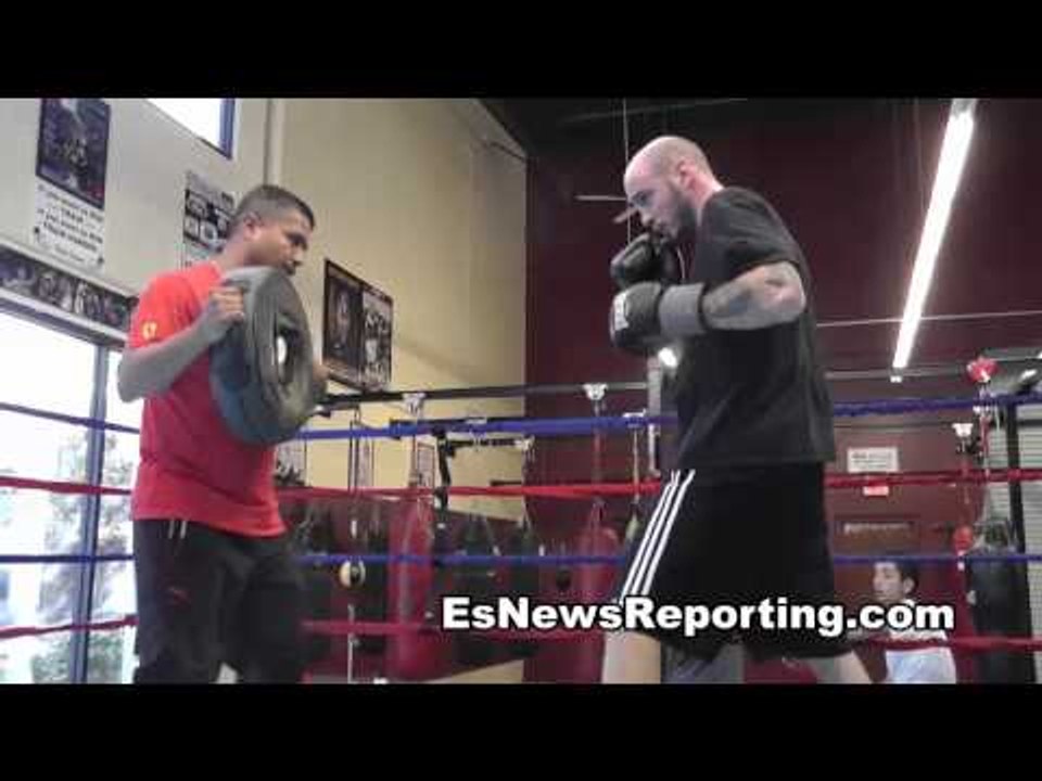 Kelly Pavlik Robert Garcia Working