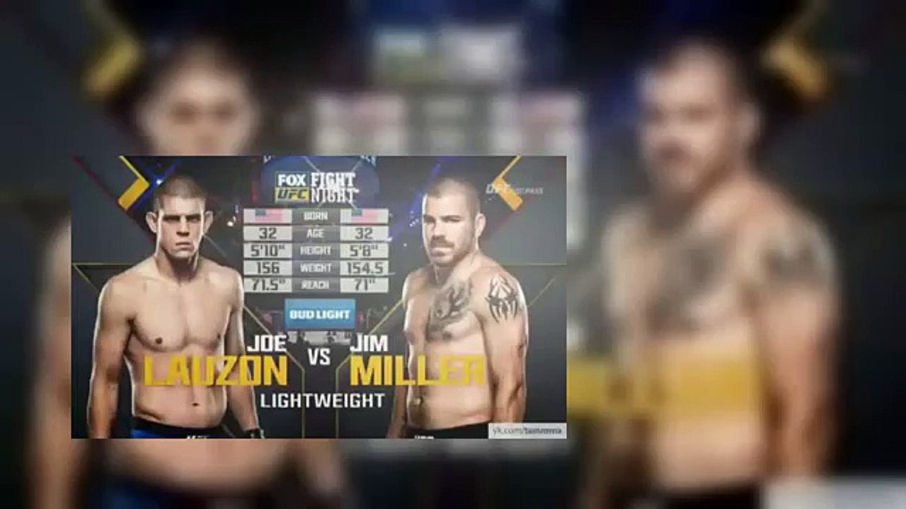 Jim Miller vs Joe Lauzon: UFC 2016 FullMatch
