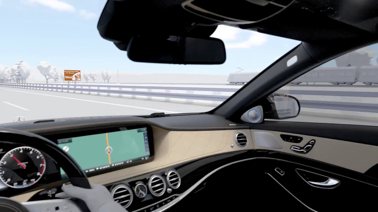 Die neue Mercedes-Benz S-Klasse - Aktiver Brems-Assistent mit Fußgänger-Erkennung (Basissystem)