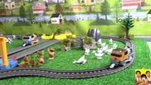 Dix et amis grande enfants en jouant course course le le le le la jouet les trains Thomas 54 | trackmaster diesel