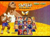 Street Fighter Alpha 2 Gold [PS1] play as SF2 Sagat