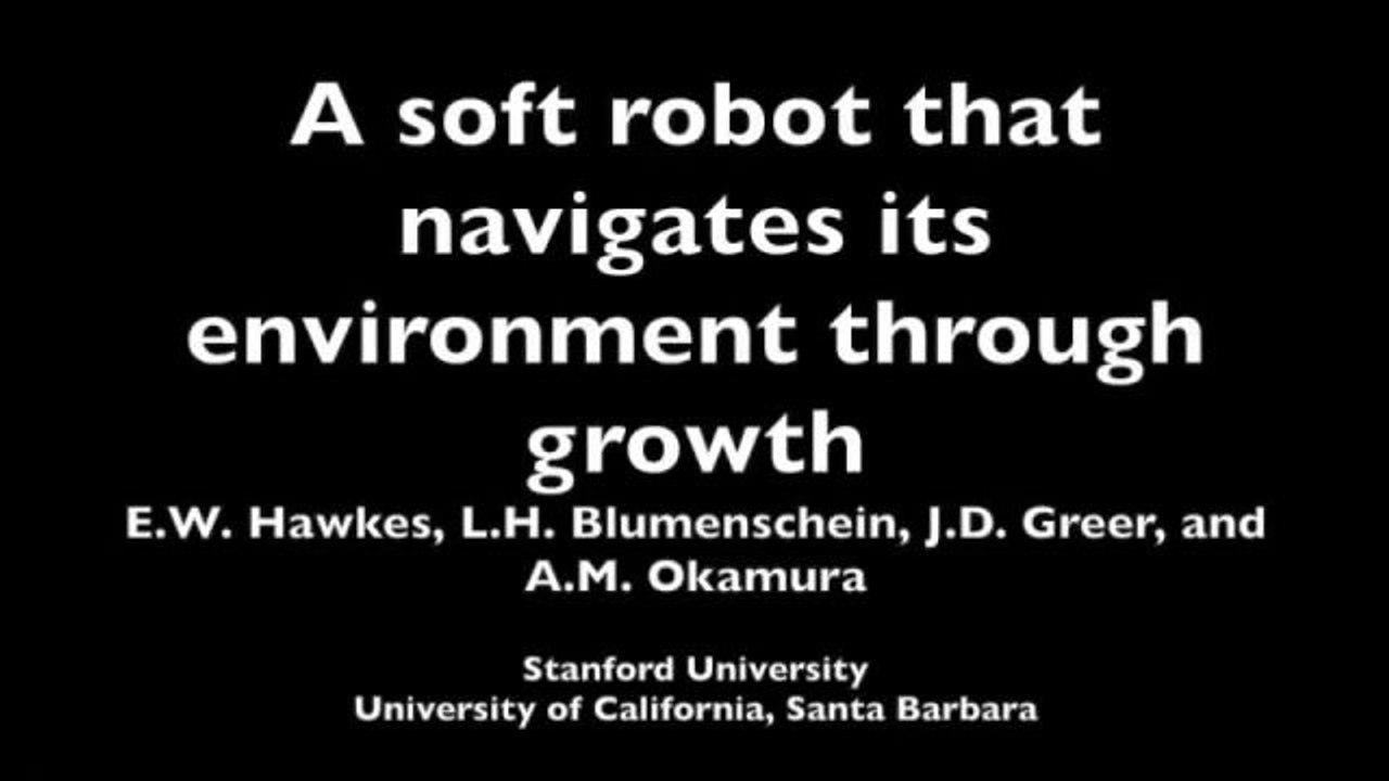 Soft robot growing (2) | Ars Technica