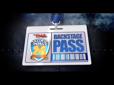 Kurt Angle Tribute Backstage Exclusive Shot at MAXIMUM IMPACT 8 by IMPACT Director, David Sahadi