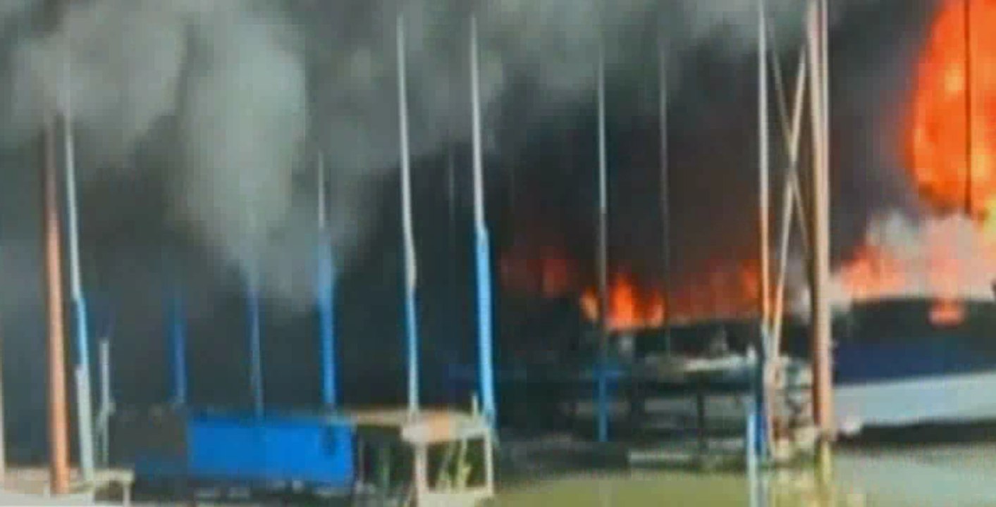 Un incendio forestal se registro en California, EE.UU.